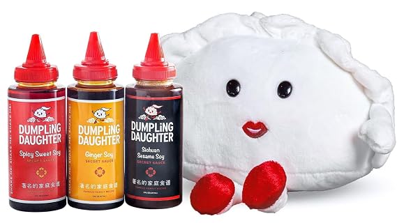 Dumpling Daughter - Multi-Pack Sauce + Dumpling Stuffy Gift Pack
