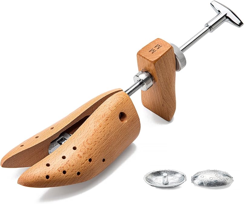 Shoe Stretcher for Men 1 Pack| Loosens Tight Shoes with Strong Wood & Metal Construction