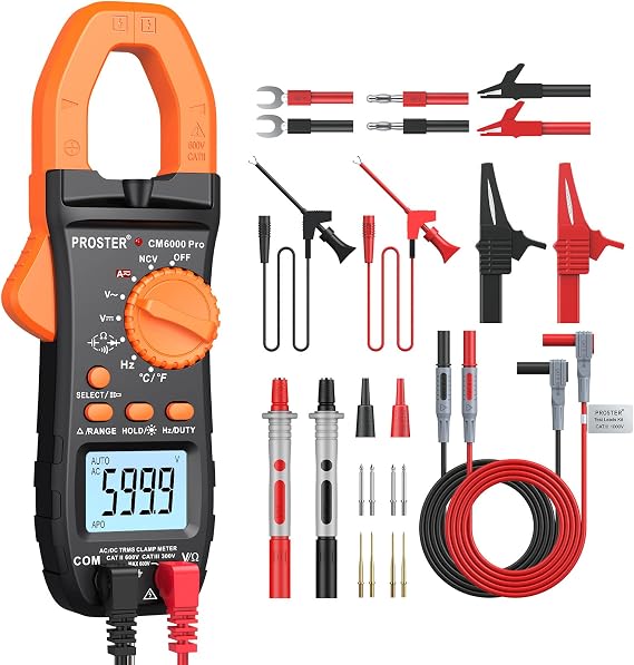 Proster Multimeter Test Lead & Clamp Meter