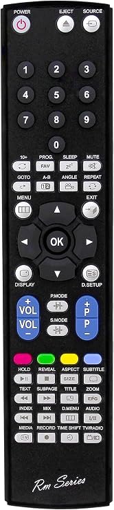 RM Series Replacement Remote Control for PROSCAN PLDEDV3292-UK-B