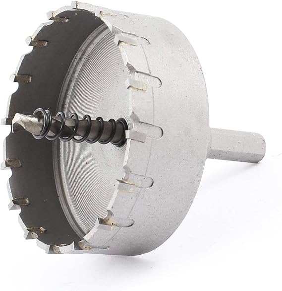 3" / 75mm Cutting Dia. Tungsten Carbide Hole Saw Heavy Duty Thick Metal Sheet Wood Steel Cutter Drill Bits