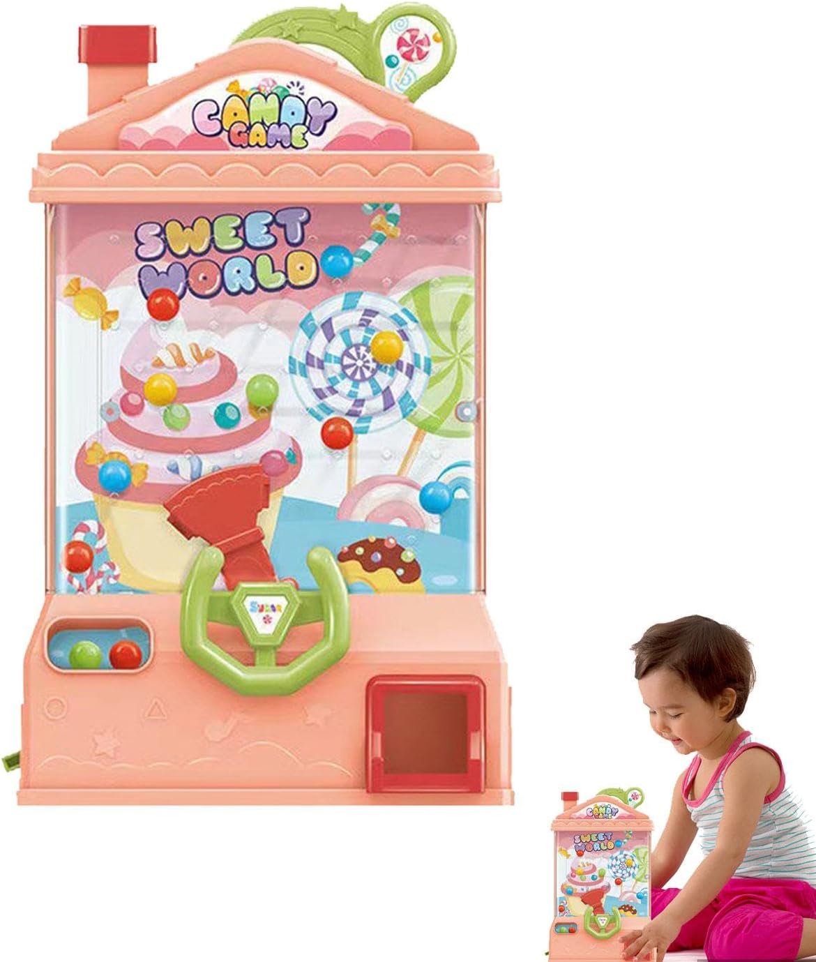 Crane Game Toys | 360° Arc Design Handheld Arcade Machine - Handheld Arcade Machine, Crane Machine Mini, Vending Machine Toy, Birthday Gift for Boys and Girls