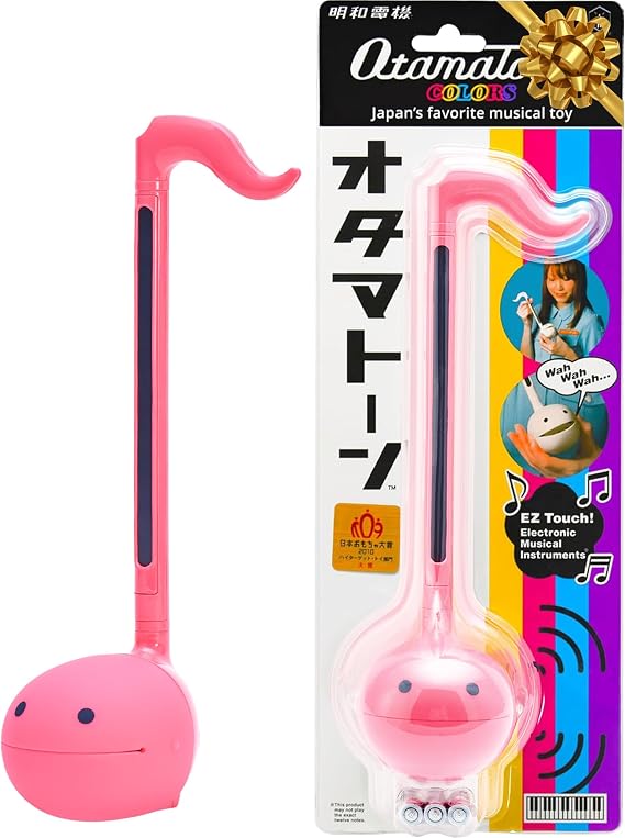 Otamatone Japanese Electronic Synthesizer Musical Instrument Toy - Hot Pink | Portable Music Synthesizer from Japan by Maywa Denki Studio Award Winning Educational Fun Gift for Children, Teens & Adults