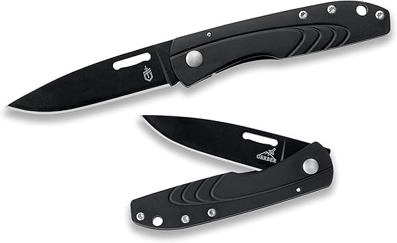 Gerber Gear STL 2.0 Knife, Black 2.6 blade length and 5.3 overall length