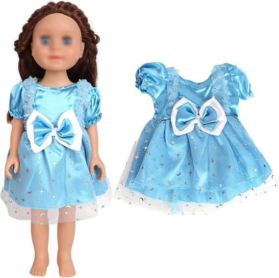 18 Inch Doll Accessories Set - Complete Wardrobe Essentials, Gift Pack for 18" Doll Clothes
