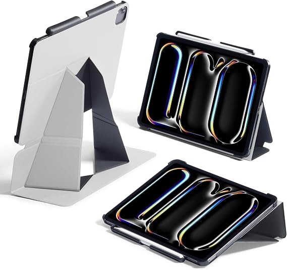 MOFT Folio Case for iPad Pro 11" (1~4 gen.) with Detachable Pencil Holder, Protective & Lightweight, Durable MOVAS Material and Comfortable Touch for Browsing, Drawing & Studying,Misty Cove
