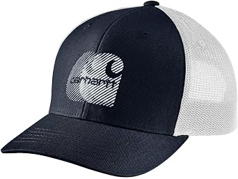 Carhartt Men's Canvas Mesh-Back Logo Embroidered Cap