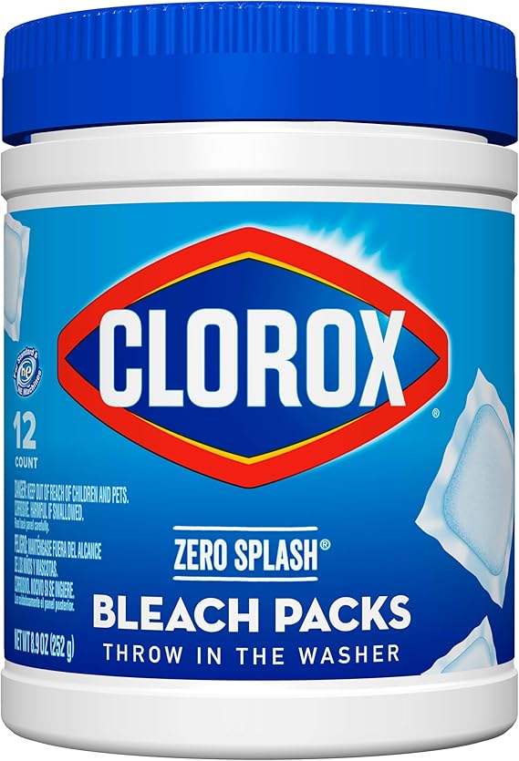 Clorox Zero Splash Bleach Packs, 12 Count