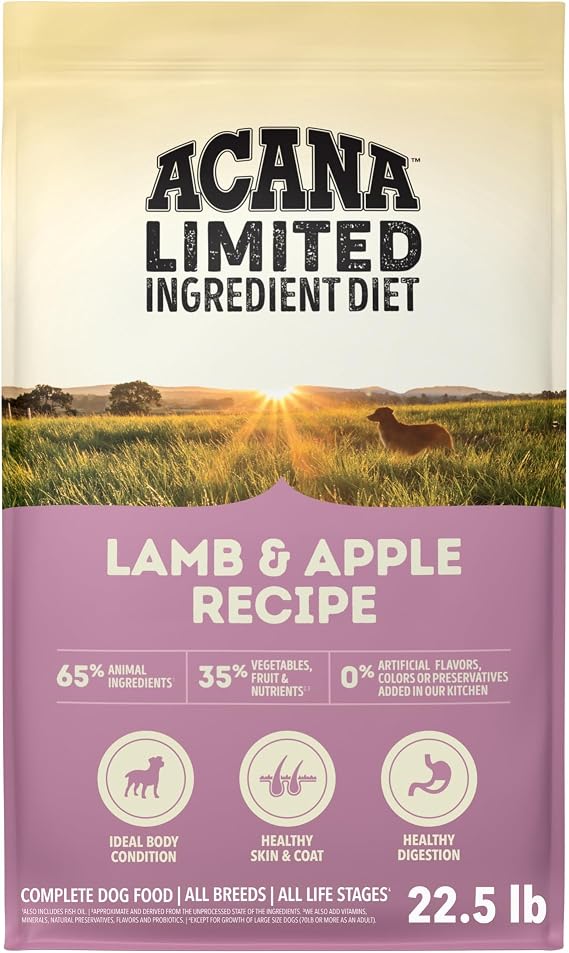 ACANA Singles Limited Ingredient Dry Dog Food Lamb & Apple 22.5lb Bag