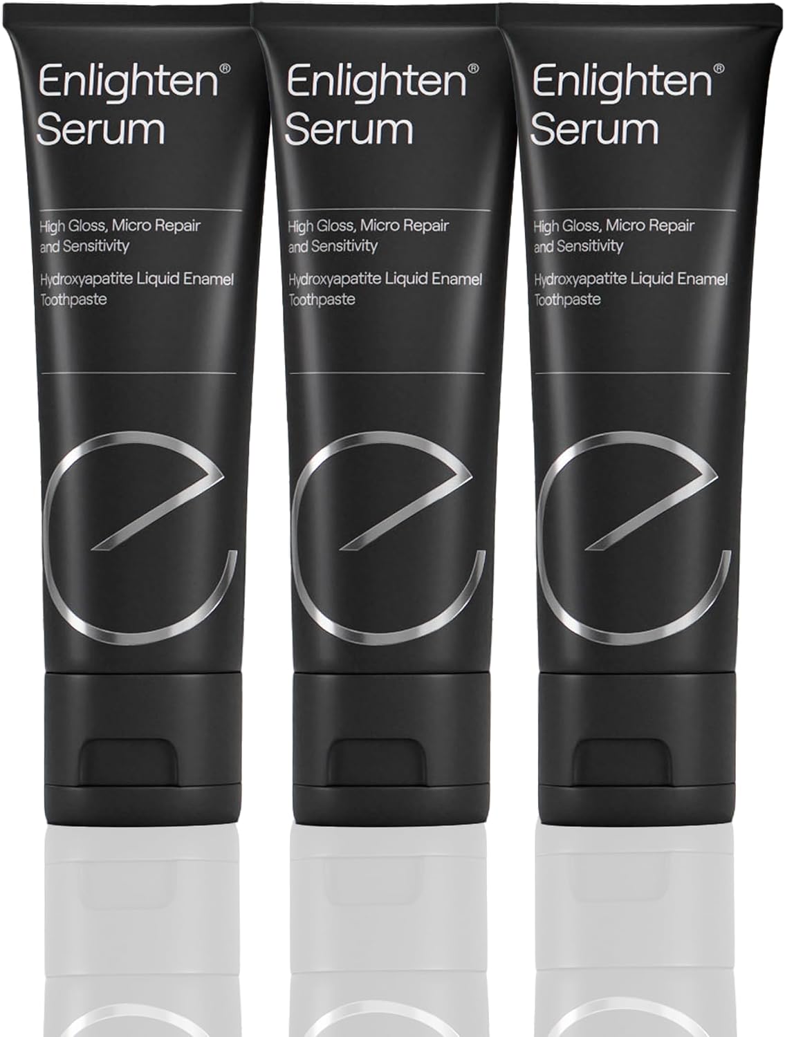 Enlighten Serum - Restorative Toothpaste for Sensitive Teeth, 75 ml - Suitable for Daily Use, Enamel Repair, Vegan Formula with Hydroxyapatite, Protection and Regeneration - 3 Pieces