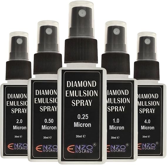 Poly Diamond Stropping Suspension Emulsion Spray Abrasive Lapping Fluid Premium Stropping Sharpening Razor Knife Blade (0.25 Micron)