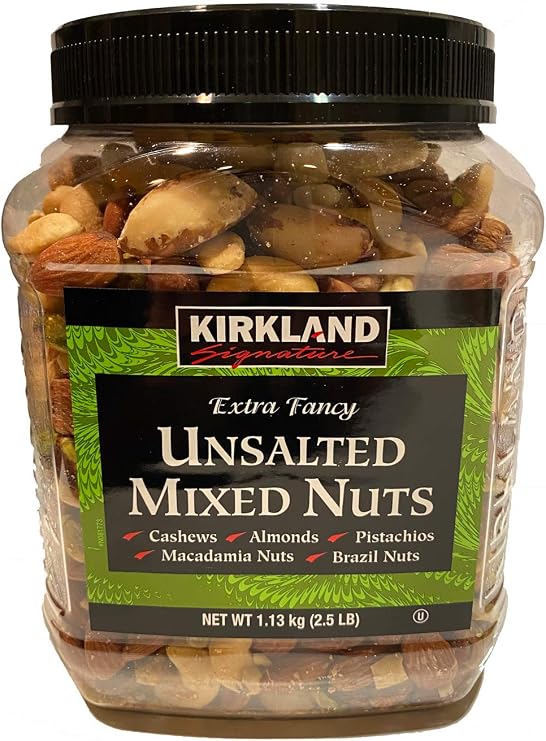 Kirkland Mixed Nuts Unsalted, 2.4 lbs 1.1 kg