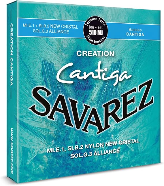Savarez 510MJ Classic Guitar Strings Creation Cantiga High Tension Set