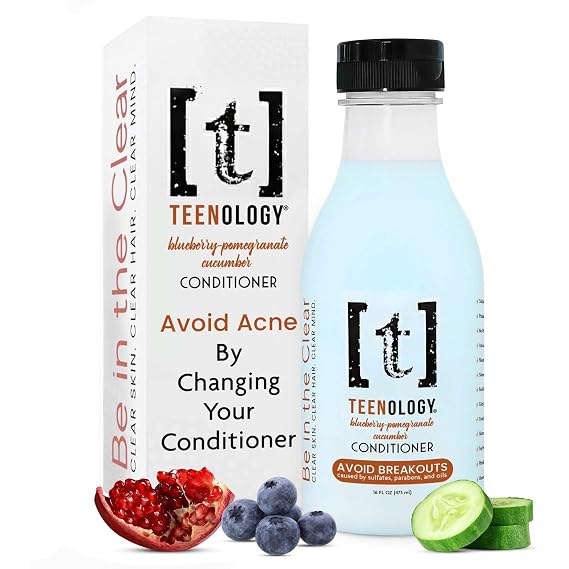 Teenology Teen Conditioner Avoid Acne Breakouts, Sulfate & Paraben Free
