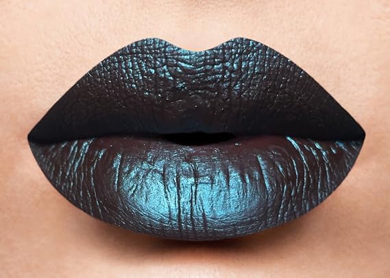 LA Splash Lustre Black Lipstick Long Lasting Liquid Matte Lipstick Day of the Dead Collection (Lustre Catrina)