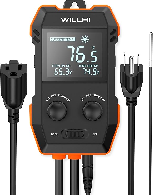 WH2408 Temperature Controller 10A 1200W (Pack of 1)