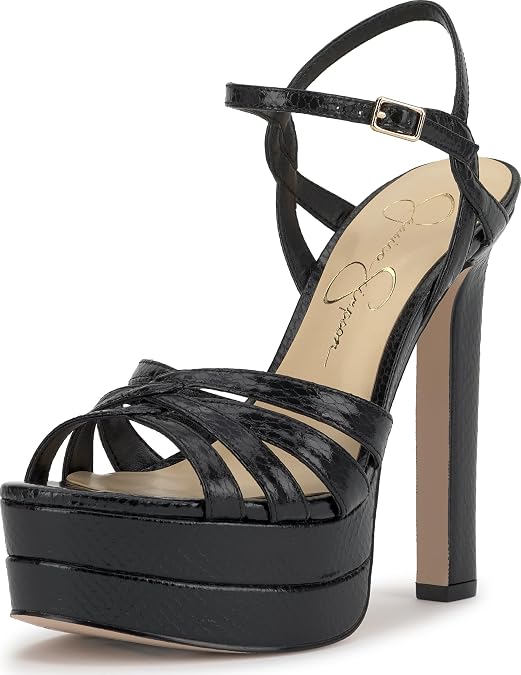 Jessica Simpson Itzari Double Platform Heeled Sandals