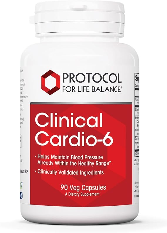 PROTOCOL FOR LIFE BALANCE Clinical Cardio-6, Heart Health*, 90 Veg Caps