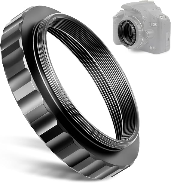 Astromania M48x0.75 Female to M42x0.75 T / T2 Male Thread Telescope Adapter