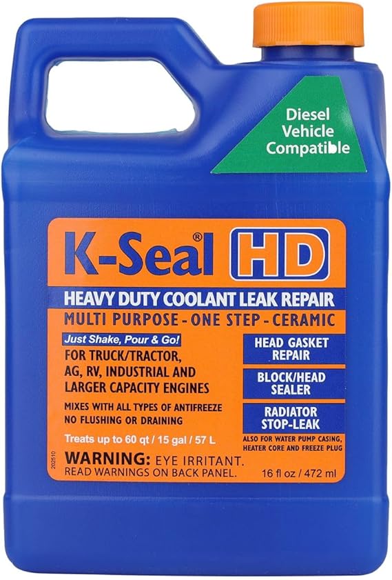 ST5516 Heavy-Duty Multi-Purpose One Step Coolant Leak Repair, 16 oz, Pour and Go, Mixes with All Antifreeze, No Flushing Required