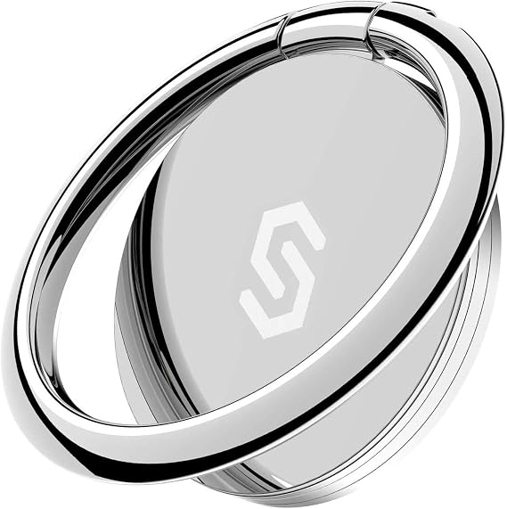 SYNCWIRE Smartphone Ring, Banker Ring, Thin, Fall Prevention, 360 Degree