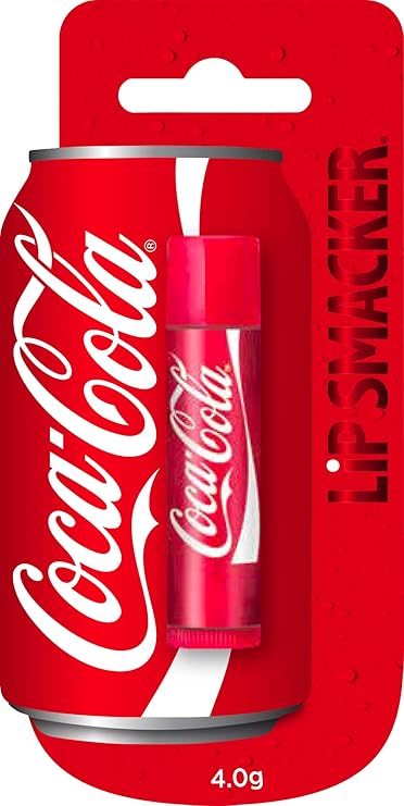 Lip Smacker - Coca-Cola Collection - Classic Coca-Cola Lip Balm for Kids - Classic Coke Flavour - Sweet Gift for Your Friends - Single Blister Pack Multicolor
