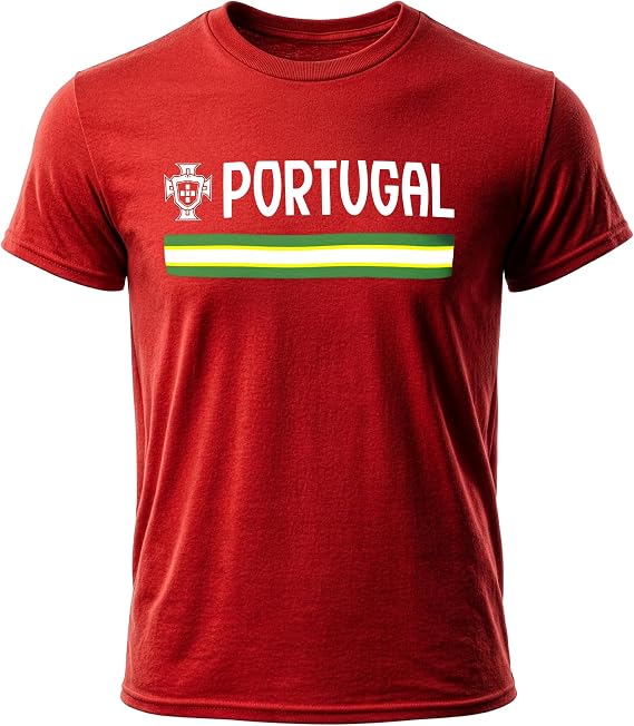 Official Licensed Portugal National Team Soccer T-Shirt | Adult Sizes | #7 on Back
