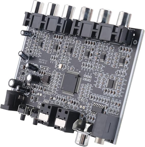 1 Piece 5.1 Channel Audio Decoder Black PCM Digital Optical Coaxial DTS HiFi Stereo Audio Home Theater Decoder Board Amplifier, 500428611