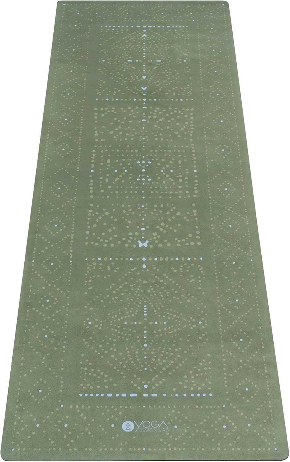 Yoga Design Lab Combo Yoga Mat Non-Slip Mat/Towel Good Grip with a Lot of Sweat Natural Rubber with Carry Strap