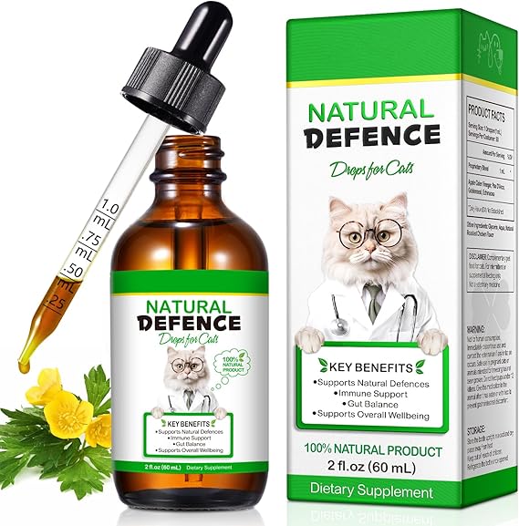 Antibiotics for Cats, Cat Antibiotics for Infections, Support Immune System,Cat Multivitamin(60ml)