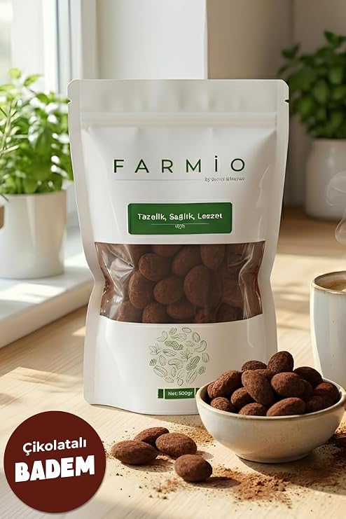 Çikolata Kaplı Badem 500gr - Sütlü Çikolatalı Badem Draje