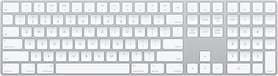 Apple Magic Keyboard with Numeric Keypad - White