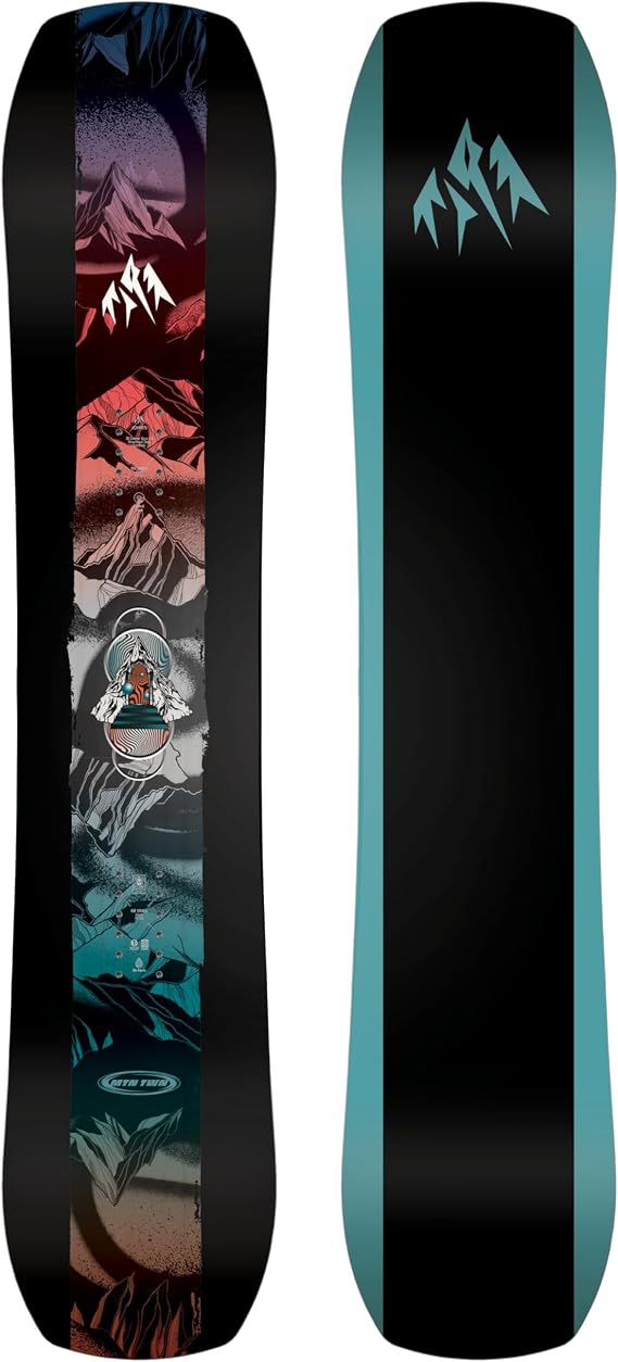 JONES - Mountain Twin Junior Youth Snowboard All-Mountain Twin Camber Soft Flex