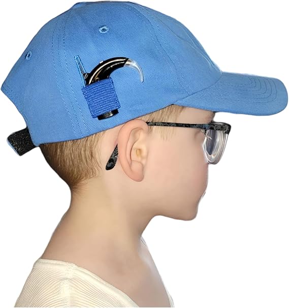 Cochlear Implant Kids Hat Secure Fit for Nucleus 7 & BTE Processors | Comfortable CI Hat for Sports & Everyday Wear