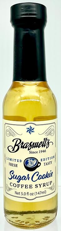 Braswell's Sugar Cookie Coffee Syrup,5.00 Fl Oz (Pack of 1)