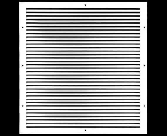 48" X 24" Aluminum Return Grille - Easy Air Flow - Linear Bar Grilles [Outer Dimensions: 49.875" w X 25.875" h]