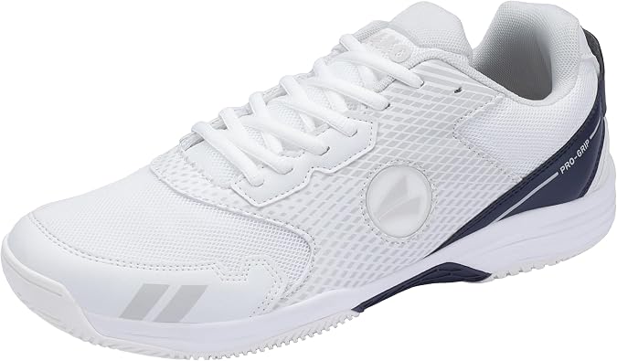 JAKO Unisex J-ms Ad Ace Indoor Trainers White Dk Navy