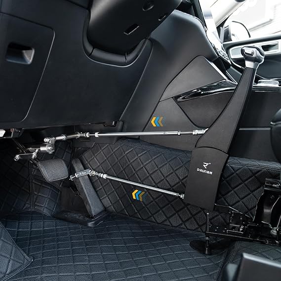 Hand Controls for Disabled Drivers,Handicap Driving Hand Controls,Hand Controls for Vehicle with Steering Wheel Spinners,Suitable for 99% Vehicle Models (Generation 2)
