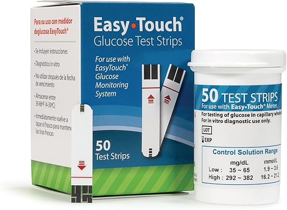 EasyTouch Glucose Test Strip, 50 Count by Easy Touch