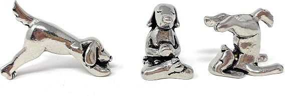 Basic Spirit Yoga Dogs - Dogs in Yoga Poses Pewter Figurines