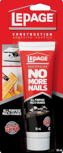 88mL No More Nails All-Purpose Construction Adhesive