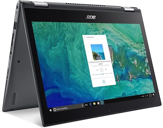 acer Spin 5 SP513-52N-85LZ, 13.3" Full HD Touch, 8th Gen Intel Core i7-8550U, Alexa Built-in, 8GB DDR4, 256GB SSD, Convertible, Steel Gray