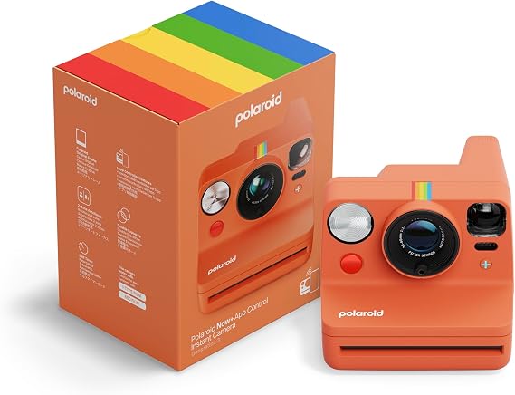 Polaroid Now+ Generation 3 Momentary Camera, Coral, Orange