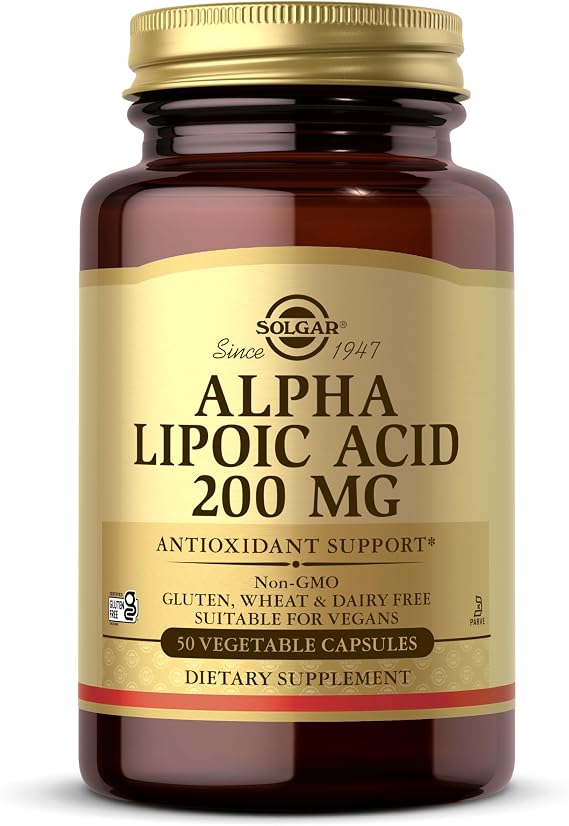 Solgar Alpha Lipoic Acid 200 Mg 50 Kapsül