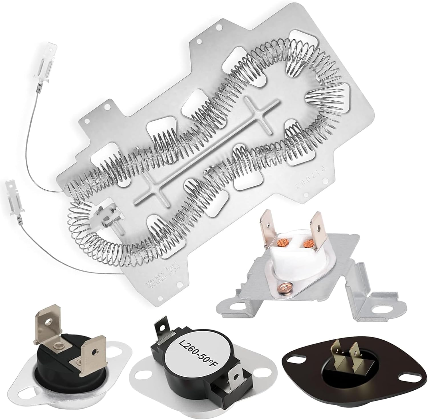 Upgraded】 DC47-00019A Dryer Heating Element Kit - Compatible with DVE50R5400VA3 DV42H5000EWA3 DV45H7000EWA2 DVE50R5200WA3 DV40J3000EWA2 DVE50M7450WA3 DV42H5200EWA3 DV48H7400EWA2