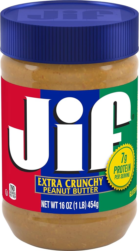 Jif Crunchy Peanut Butter 454g (16oz)