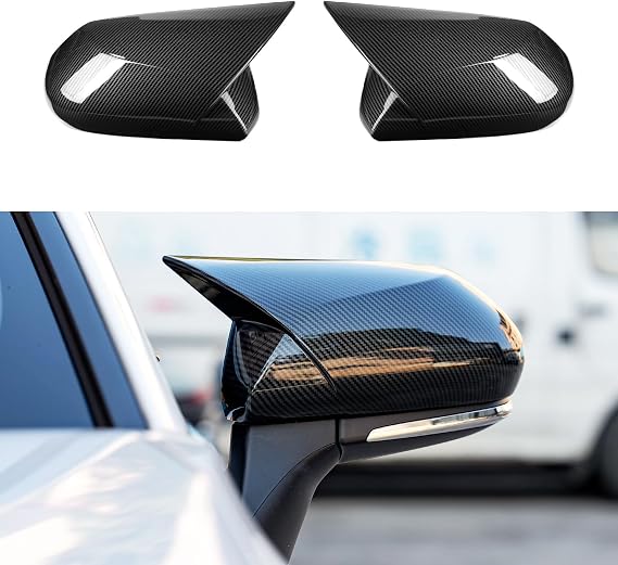 CKE for Toyota Camry 2018-2026 Ox Horn Rearview Mirror Covers-Carbon