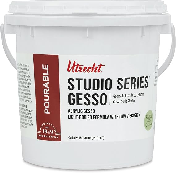 Utrecht Studio Series Acrylic Gesso - 128 oz