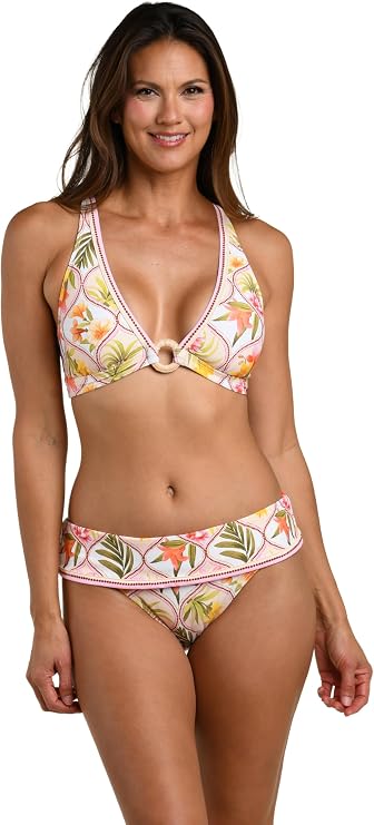 La Blanca Women's Over The Shoulder Swimsuit Top