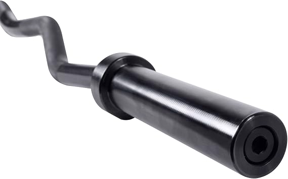 CAP Barbell 2-Inch Deluxe Curl Bar, Black, 57-Inches